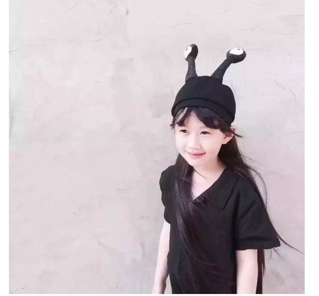 Корейская версия осенней зимы с двумя щупальцами, изображающими детские вязаные шапки, модные шляпы для мужчин и женщин и детей, чтобы согреть их pic 3