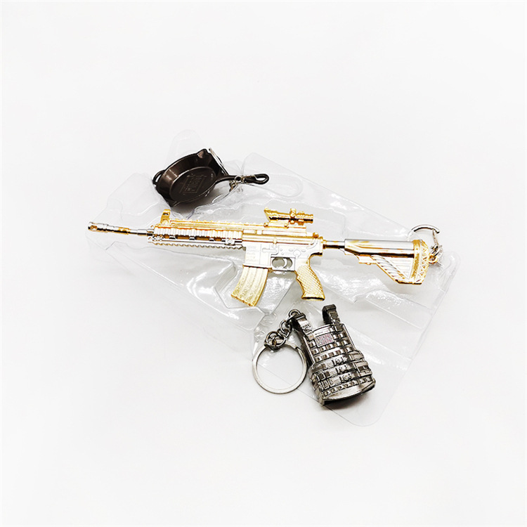 17CM锌合金电镀组合枪挂饰 可定制金属工艺摆件款式多样厂家直发详情15
