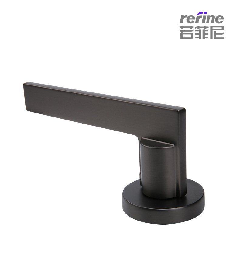 若菲尼 XX品牌 镍拉丝直角锁扣极简现代磁吸静音室内木门锁具卧室房门锁卫生间分体锁把手 锁具配件详情8