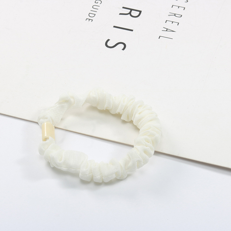 Wholesale of sweet and refreshing candy-colored small intestine hair bands, hair ties, and leather bands in Korean style pic 15