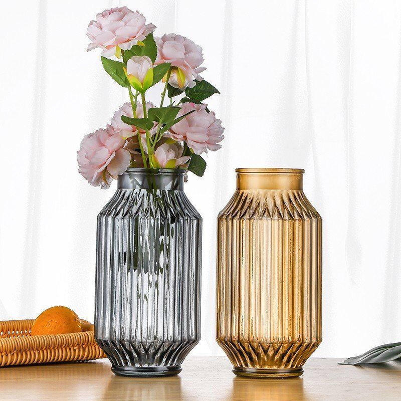 欧式简约透明玻璃花瓶水养郁金香百合花专用客厅插花瓶摆件家用欧式简约透明玻璃花瓶水养郁金香百合花专用客厅插花瓶摆件家用详情4