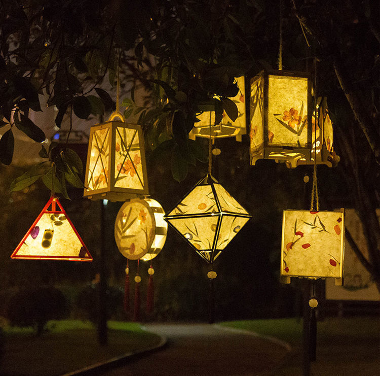 新年灯笼diy材料包元宵节手工diy花灯古风宫灯汉服手提灯笼装饰详情21