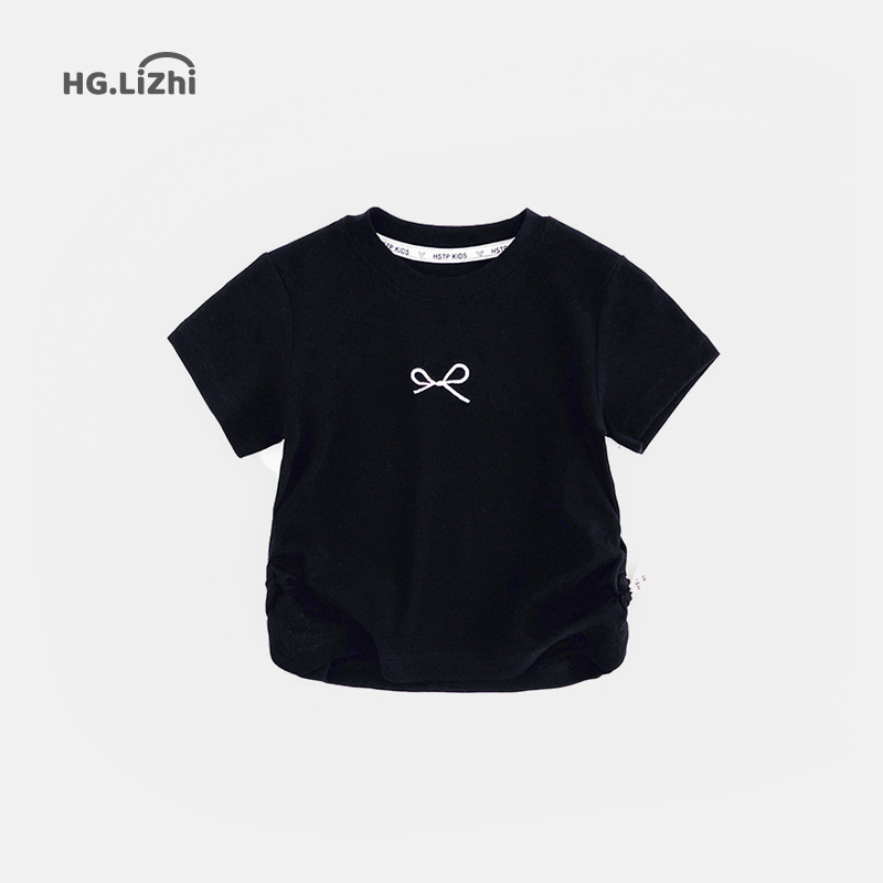 女童韩系T恤2024新款童装小女孩夏季网红洋气爆款上衣潮一件代发详情4