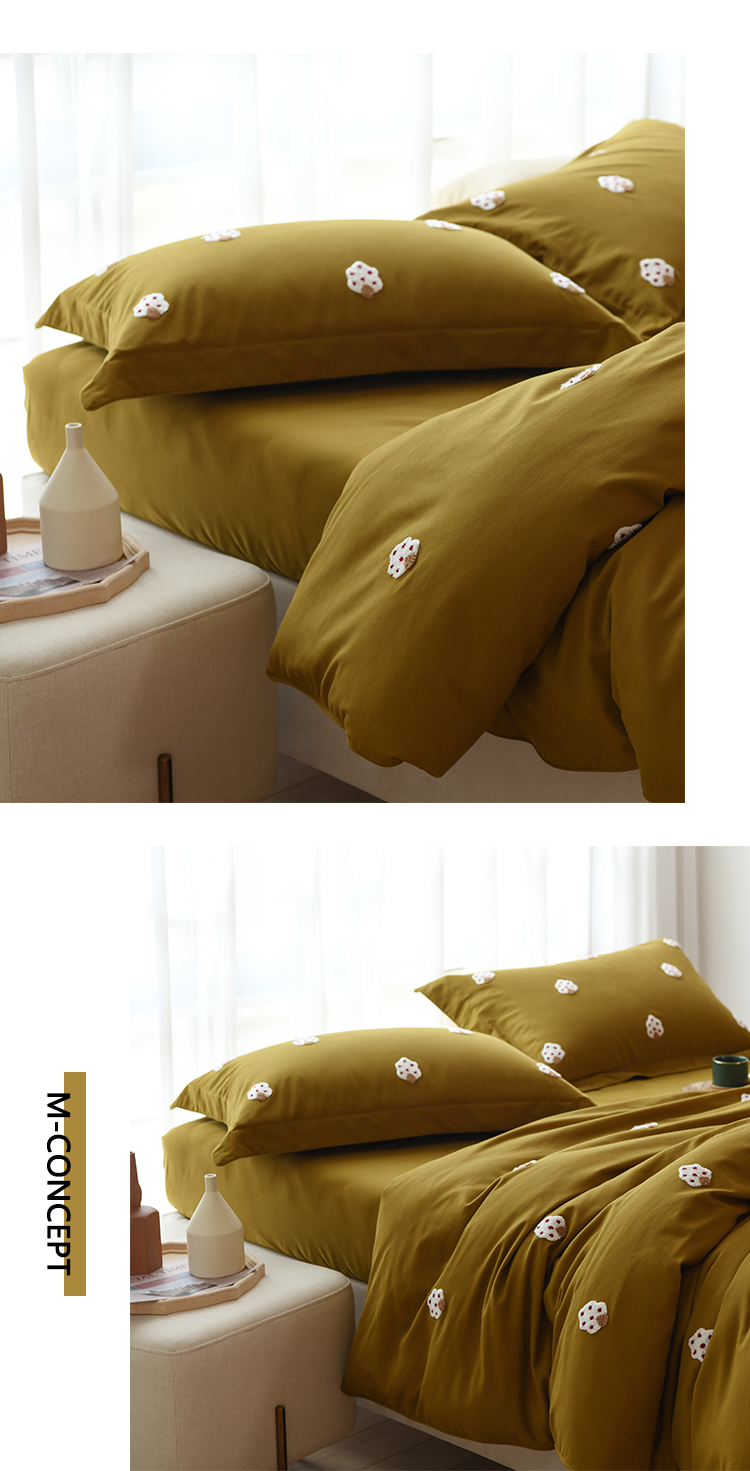 100% algodón algodón satén de tributo molido conjunto de cuatro piezas toalla de alta gama bordado artesanía adorable habitación de niños artículos de cama primavera verano pic 23