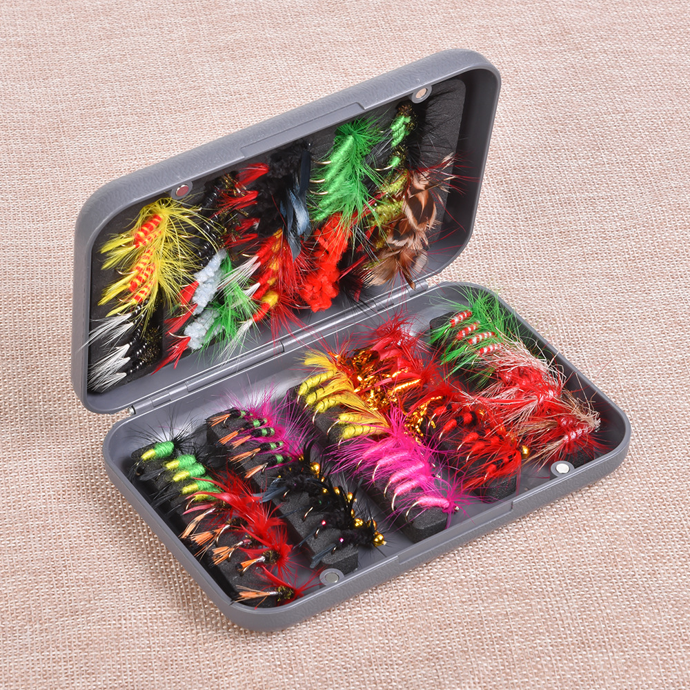 Leou 27955 multi-color mixed fly hook, butterfly imitation and bionic lure fishing hook, hardware fishing equipment premium pic 11