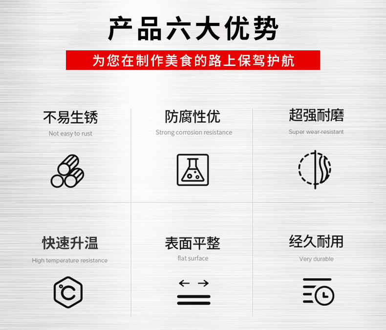 Commercial pressure plate grill, electric single plate, double plate, sandwich, steak-frying machine, pressure striped panini machine, full pit on top and bottom pic 2