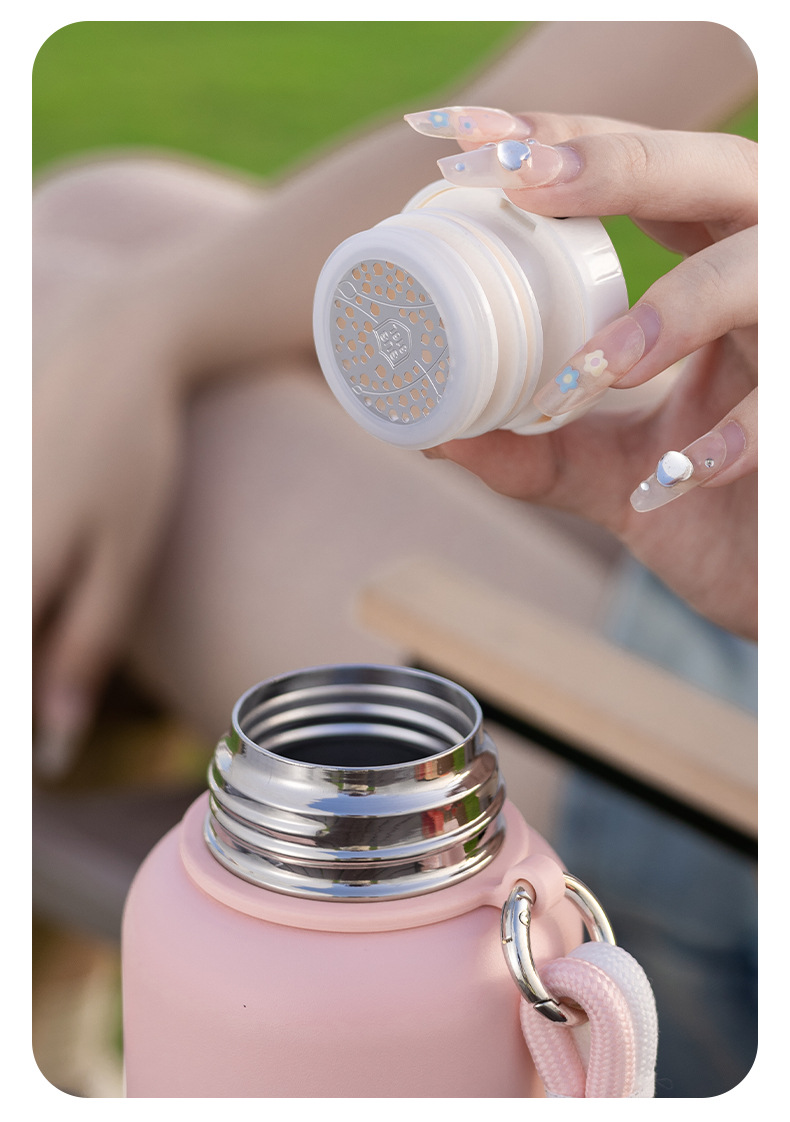 Xile Daoqi Easy Insulated Cup, large-capacity portable outdoor sports and fitness, student and office light luxury water cup pic 19