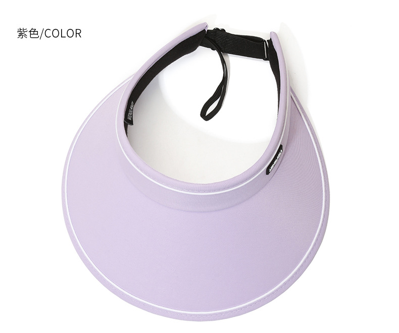 空顶帽大帽檐空顶uv防晒帽女夏季遮阳帽遮脸太阳帽夏防晒帽子批发详情27