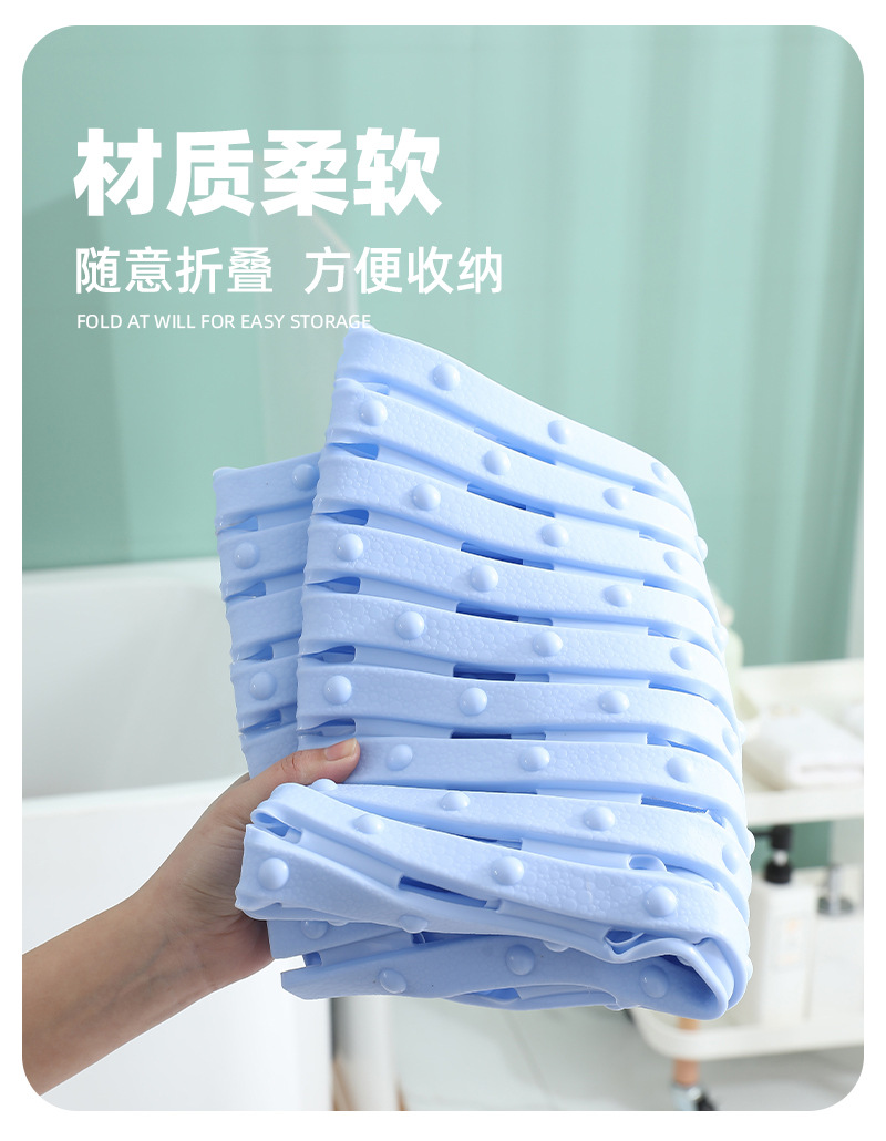 浴室防滑垫现代简约异形塑料脚垫卫生间pvc地垫老人孕妇按摩脚垫详情5