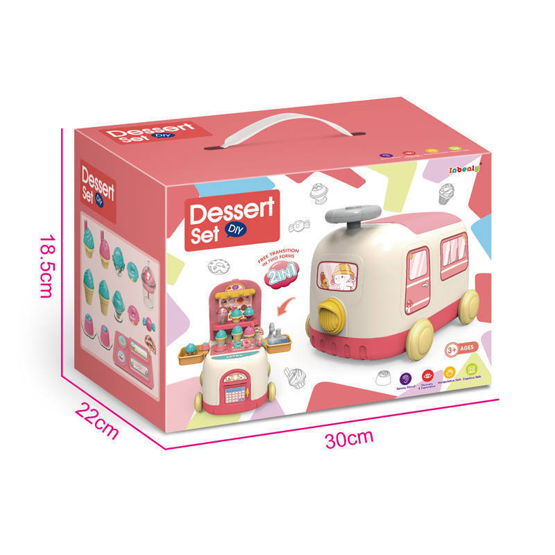 亚马逊跨境儿童火车收纳2合1厨房医具宠物女孩过家家益智场景玩具详情8