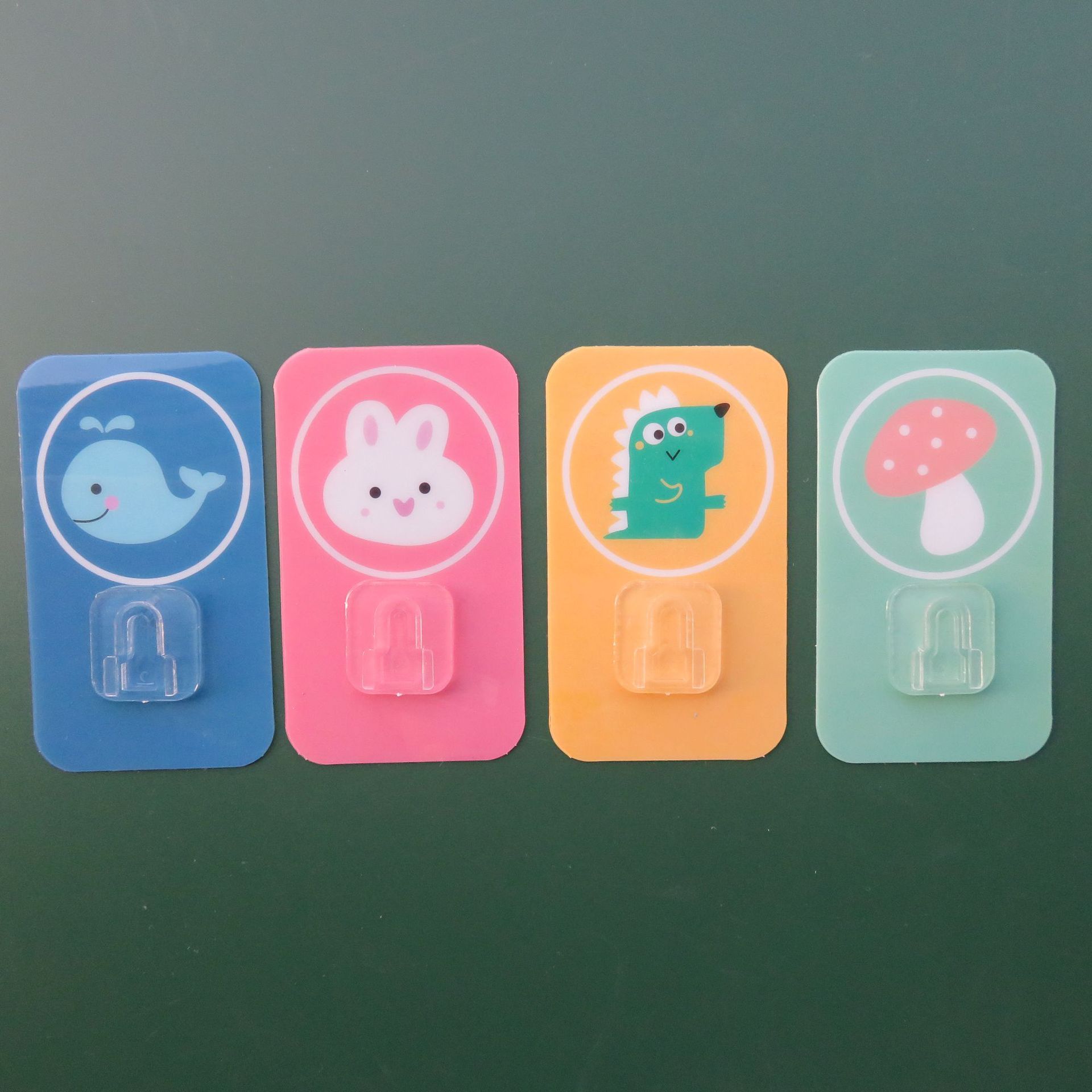 Seamless convex buckle accessory, strong adhesive, shelf, back adhesive, mop clamp accessory, Nordic pattern case buckle sticker pic 13