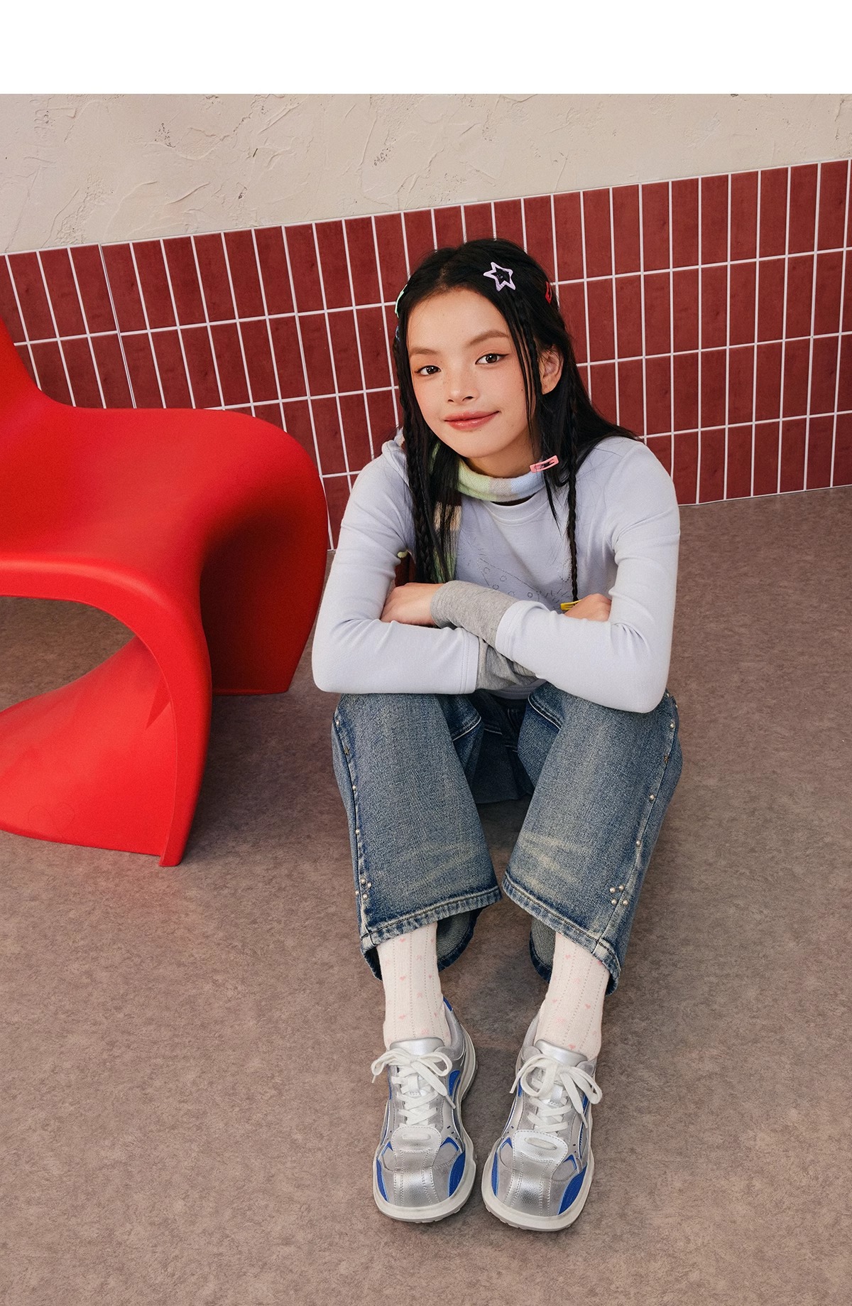 马速主义2025新款小众设计ins潮萌爪鞋女春厚底运动鞋休闲大头鞋详情19