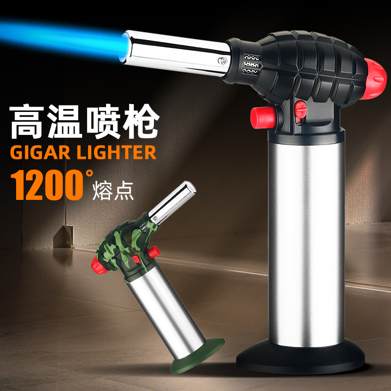 新款喷火器家用厨房烘焙直冲点火器户外便携式烧烤卡式点火器详情2