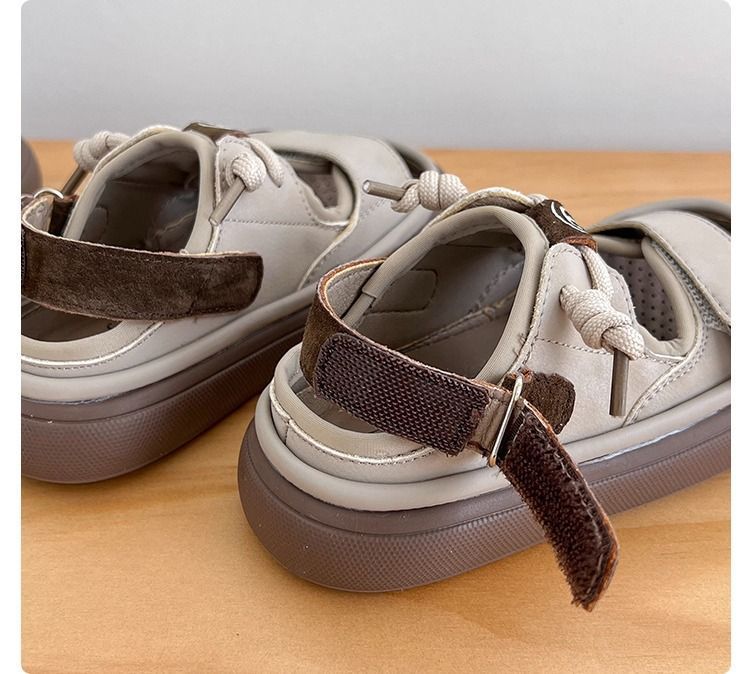 童库兔丨韩版儿童凉鞋复古男童沙滩鞋2023夏新款软底女童休闲运动详情7