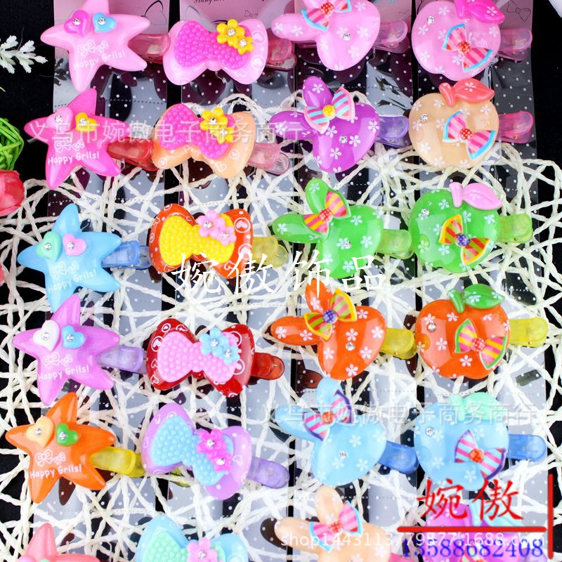 Alloy diamond-encrusted small claw clips, grab clips, hair clips, gold and silver, Yiwu two-yuan store small commodity headwear wholesale pic 119