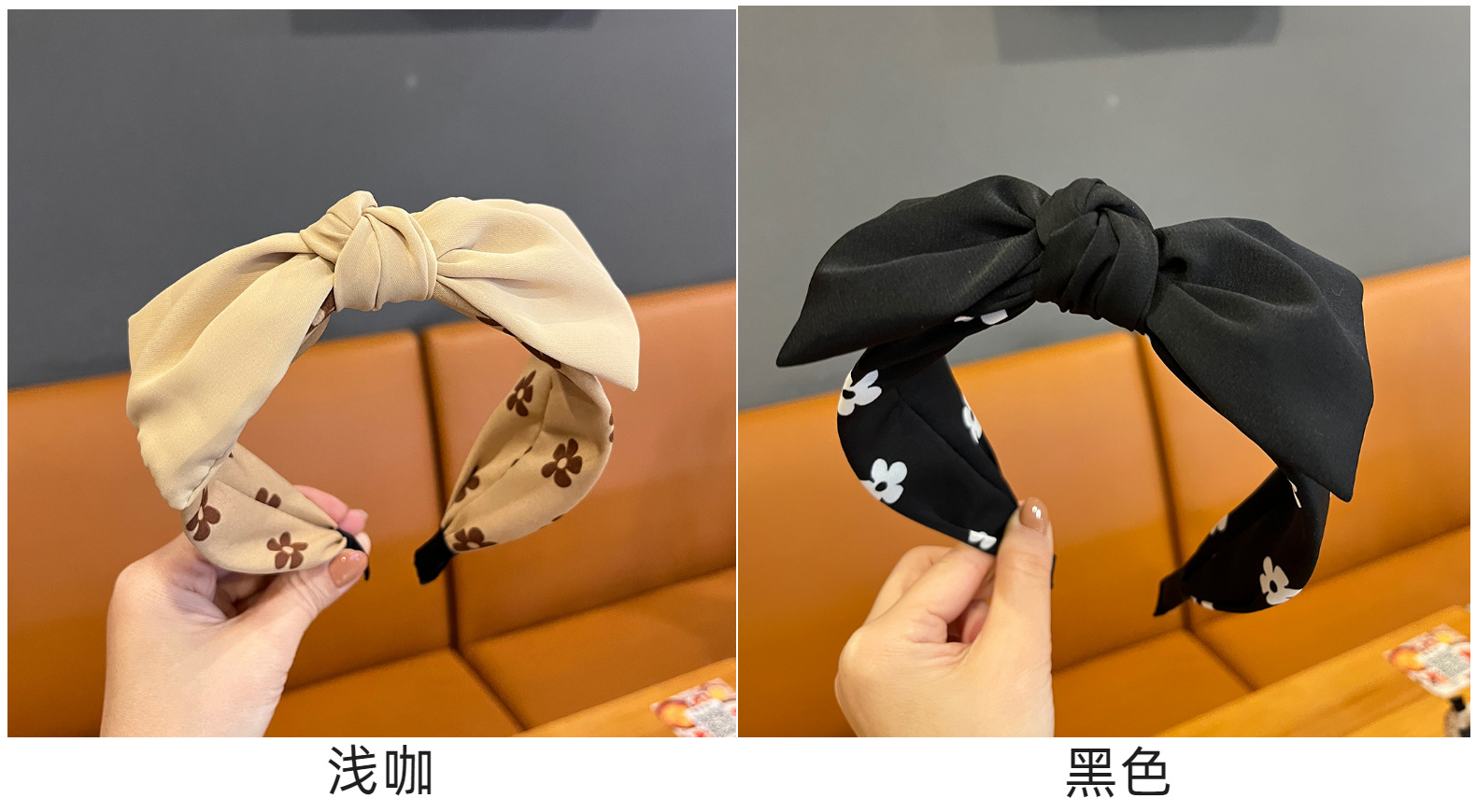 女时尚气质洗脸发卡发箍 ins新款百搭网红压发宽边蝴蝶结头箍发饰详情29