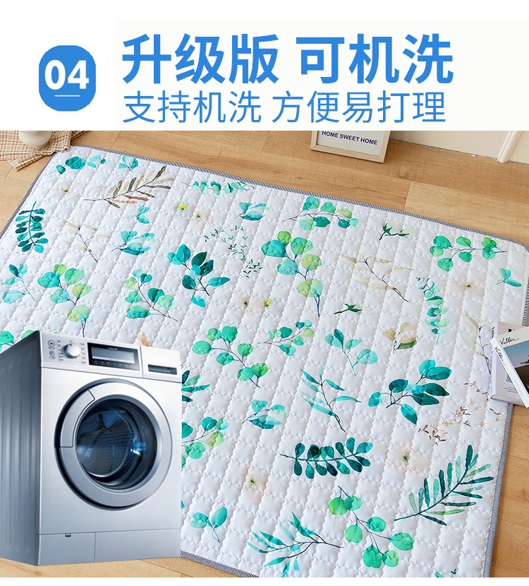 亚马逊围栏垫爬爬垫便携卡通儿童地垫加厚宝宝爬行垫婴儿游戏垫详情16