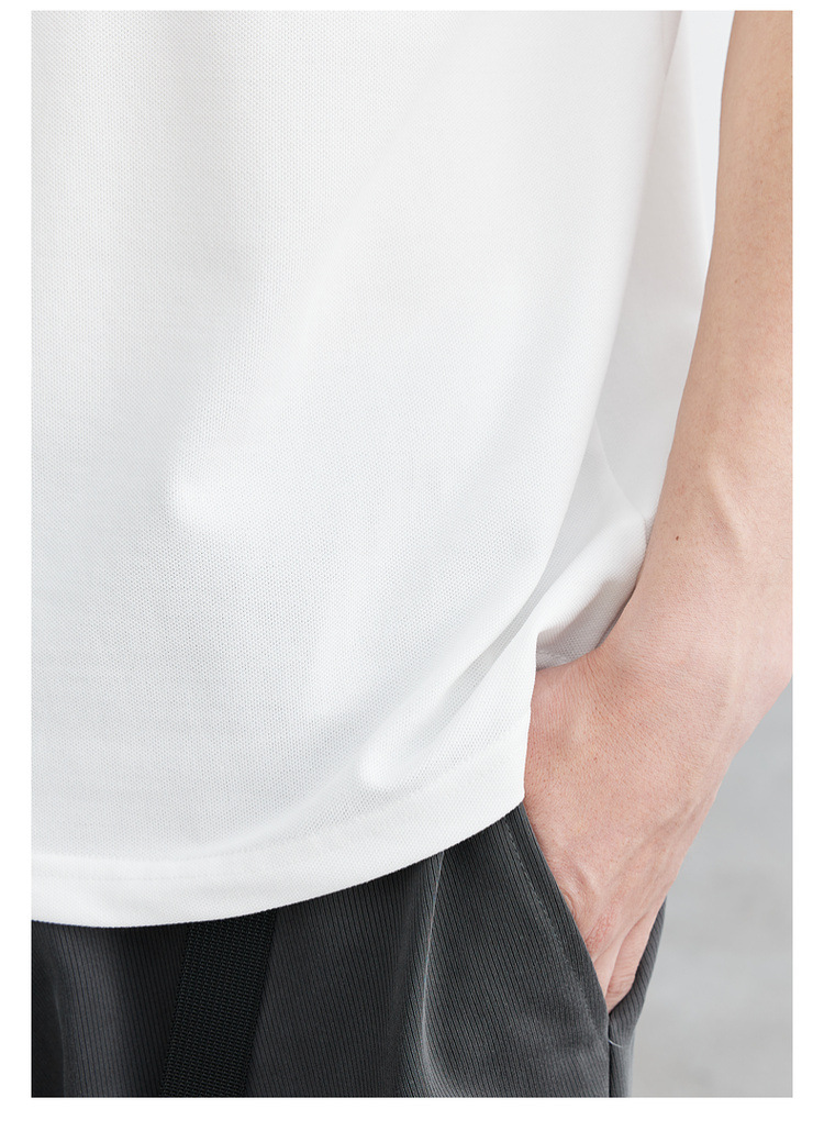 珠地棉撞色拼接翻领短袖polo衫男2025夏季新款男士短袖半袖工作服详情17