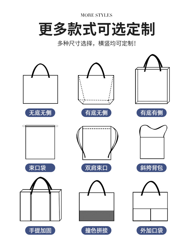 帆布袋现货印刷logo广告手提帆布包定 做棉布袋空白袋单肩包束口详情4