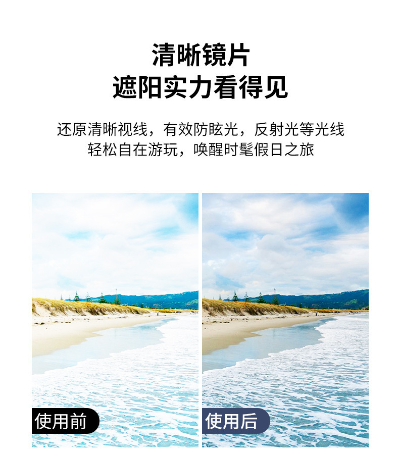 偏光太阳镜男款高级感防紫外线墨镜司机开车驾驶镜时尚遮阳眼镜详情4