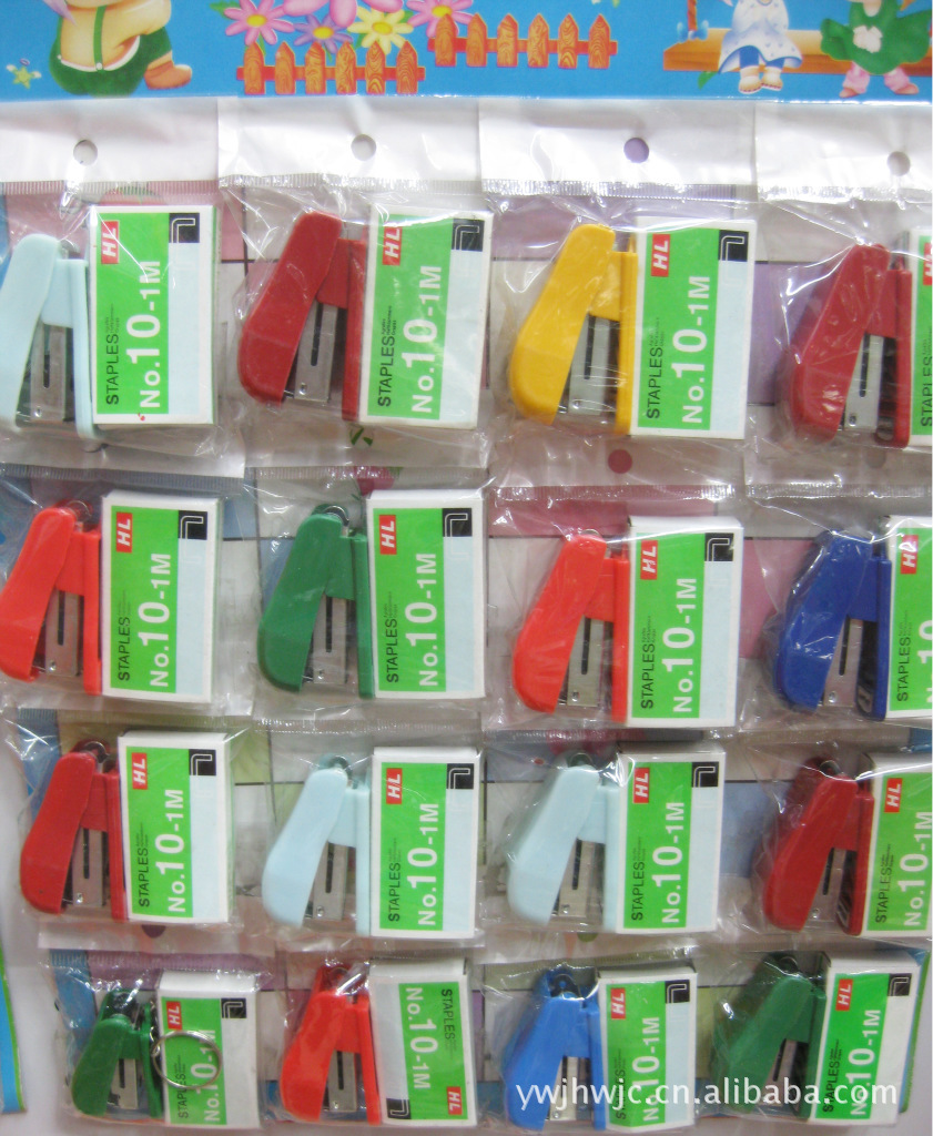 The manufacturer sells 12 sets of 204 staplers, including mini staplers, small staplers and multi-color staplers pic 2
