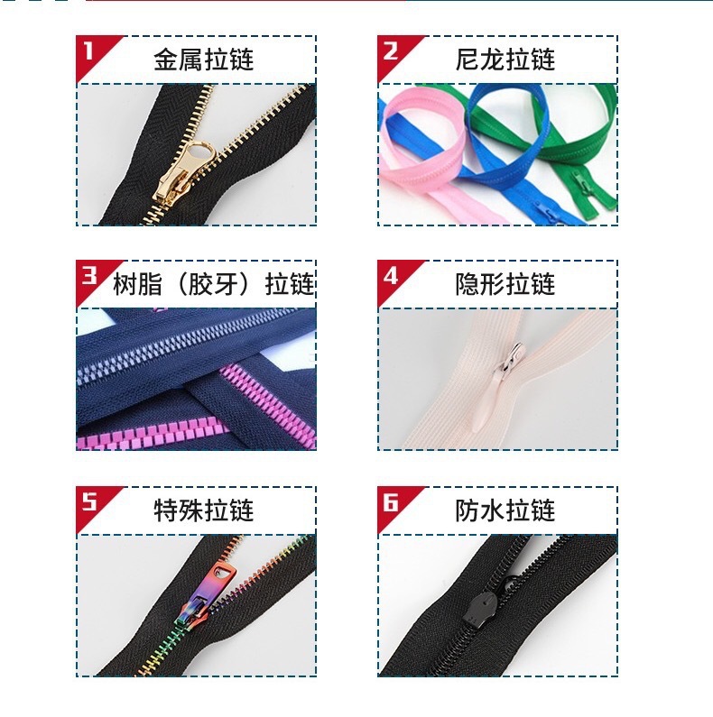 Wholesale of 3#, 5#, 8# metal zipper zippers in stock, high-quality electroplated alloy gun-colored movable zipper plates for luggage tags pic 14