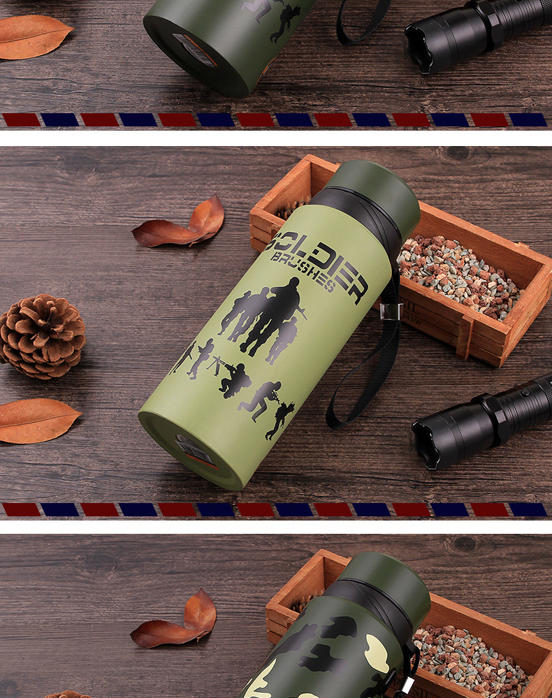 Yuneng Factory directly supplies and wholesals 304 stainless steel business insulated cups and straight water cups for men and women pic 2