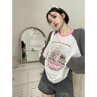 潮流网红街拍超短款衬衫女创意印花设计感小众POLO衫上衣夏女式衬详情2