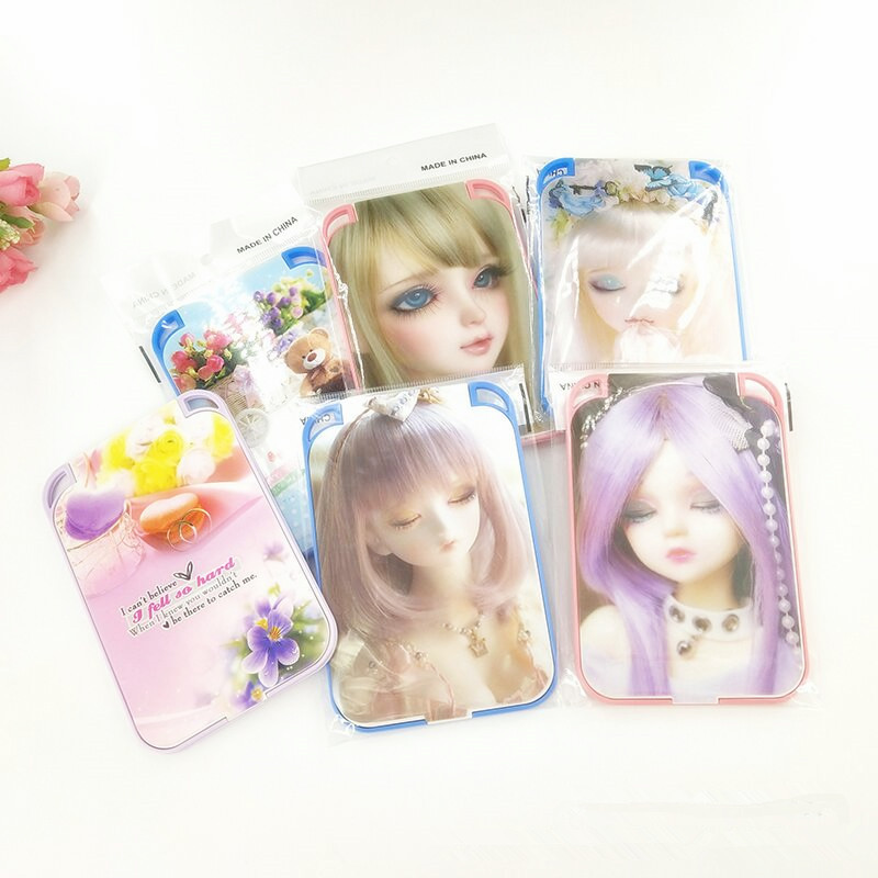 Portable mirror, 3D blinking mirror, folding mirror, animated makeup mirror, small mirror, square mirror, student dressing mirror pic 6