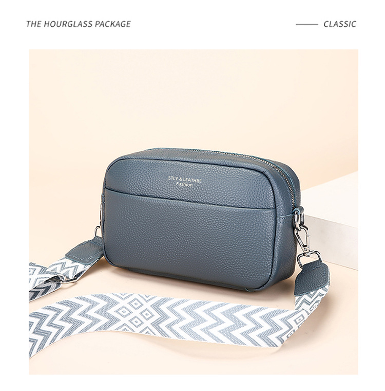 跨境真皮女包单肩包斜跨2024新款时尚通勤简约小方包批发bags详情15