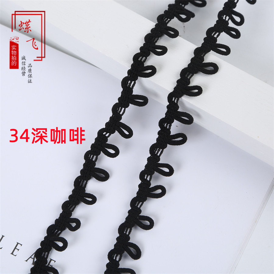 Available in stock: 35 colors of accessories, elastic buttonholes, elastic lace, removable caps, collar buckles, elastic and tight buckles, and button loops pic 46