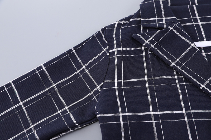 韩版宝宝长袖西装三件套2024秋季新款儿童开学装男童表演礼服套装详情11