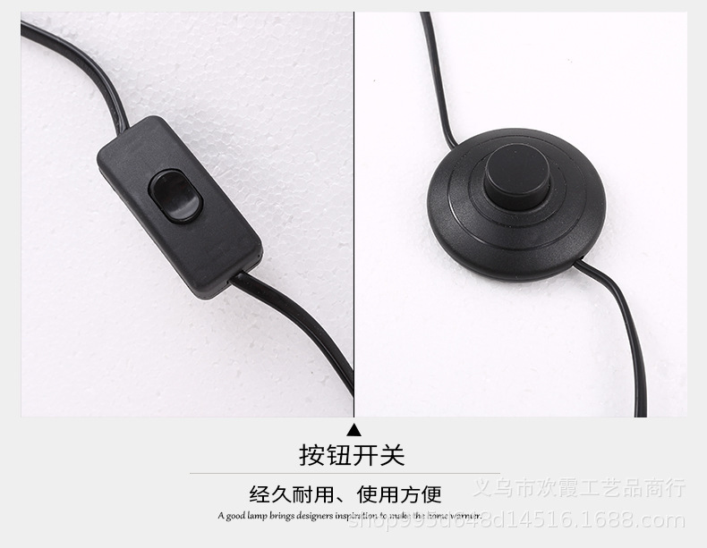 Nordic ironwork tripod floor lamp, creative feather table lamp, black and white lamps for guest rooms and hotel lobbies pic 15