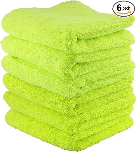 超细纤维珊瑚绒无边毛巾 擦车吸水不伤漆550GSM激光切边擦车巾详情23