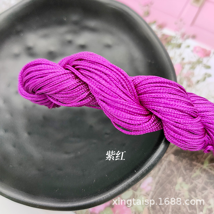 diy jewelry thread AB, Taiwan jade thread, colorful jewelry, nylon thread, jade bracelet, braided rope, 1mm jade thread wholesale pic 30