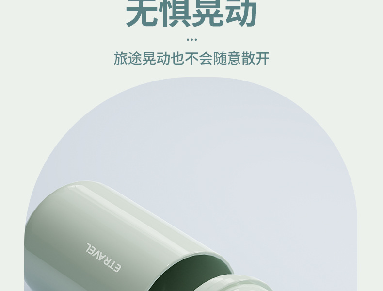 ETRAVEL易旅便携牙刷牙膏牙具收纳盒旅行洗漱杯差旅洗漱用品套装详情29