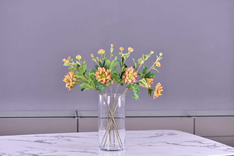 Dongli Flower Industry Factory directly sells artificial roses, ice mountain roses, home furnishings, hotels, shopping malls, wedding decorations, artificial flower bouquets, and high-end ornaments pic 33