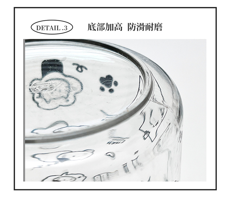 Cartoon cute mouthwash cup, creative transparent comic toothbrush cup, household toiletries cup, simple travel couple pic 12