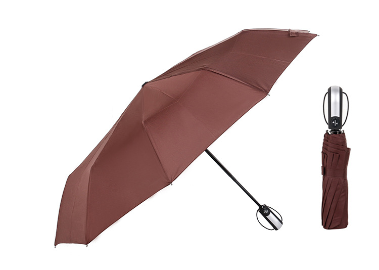 Creative 10-bone fully automatic umbrella advertising gift umbrella, reinforced all-weather business umbrella manufacturer pic 15