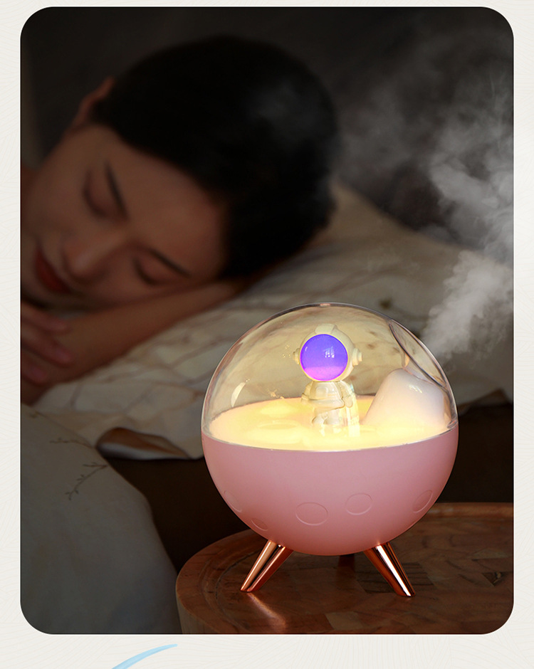 New Astronaut humidifier, Astronaut wireless large-capacity desktop home ambient light humidifier, water Replenishment device pic 6