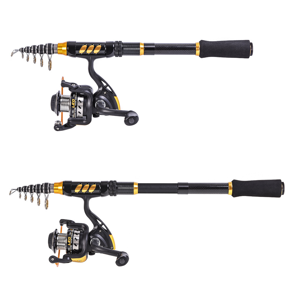 28004 LEO/ Leou [Rx Series Ultra-Short Carbon Fishing Rod] Mini Luaji Fishing Rod and fishing gear Cross-border pic 7