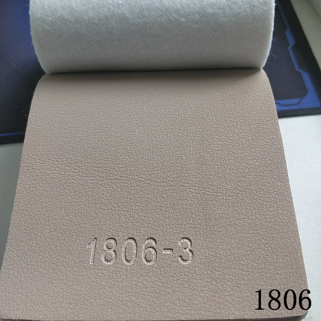 Solvent-free leather PU material, car seat cushion leather, sofa and bag velvet bottom material, single-sided leather fabric pic 6