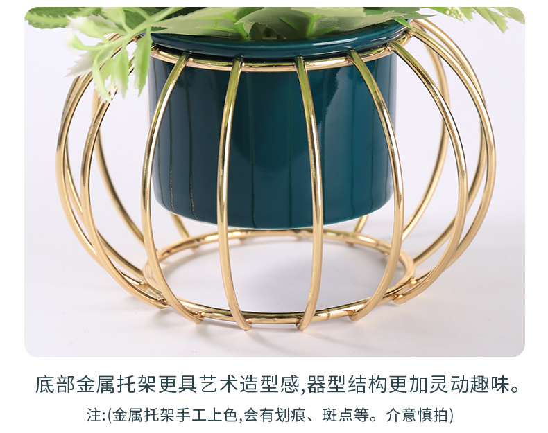 Light luxury home artificial potted plant artificial flower small ornaments, living room and dining room table decoration artificial flowers and artificial plant potted plants pic 14