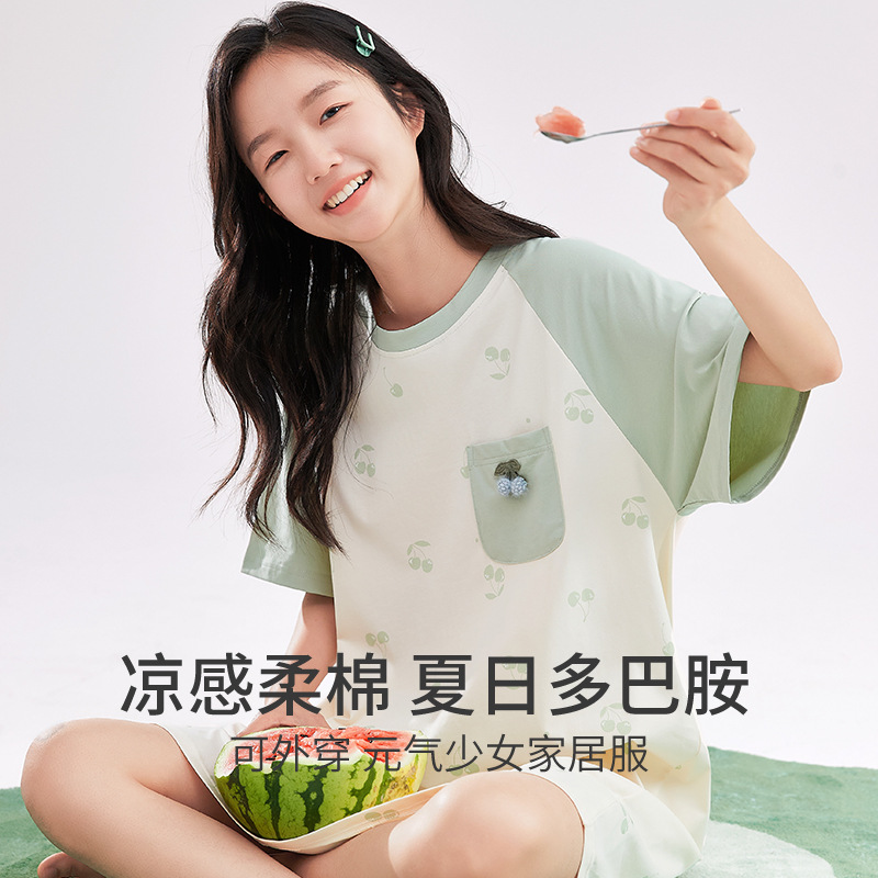 青少年内衣拼色冰丝无痕发育期高中生少女背心15岁中学生运动文胸详情3