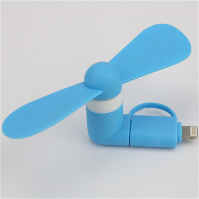 Portable fan, Apple and Android 2-in-1 mini mobile phone fan, creative ubs short fan, small mobile phone fan pic 17