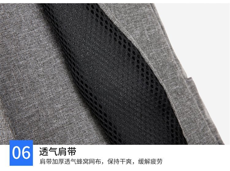 Cross-border backpacks, simple notebooks, business computer bags, campus student schoolbags, trendy travel backpacks that can be printed with logos pic 76