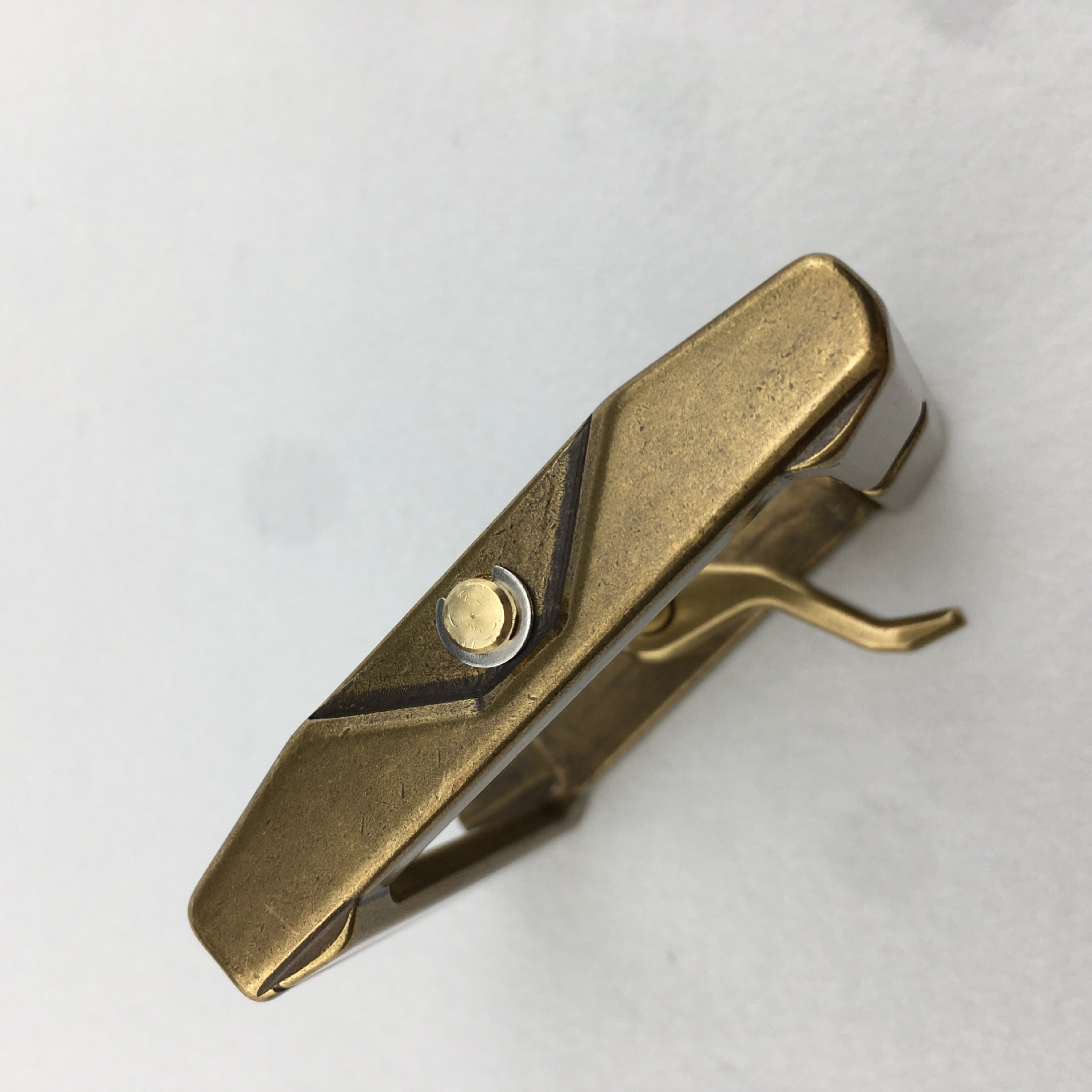 4.0 Inner diameter pure copper V-shaped buckle, thick and durable. Pure copper belt buckle, hand-carved and polished, personalized belt buckle pic 13