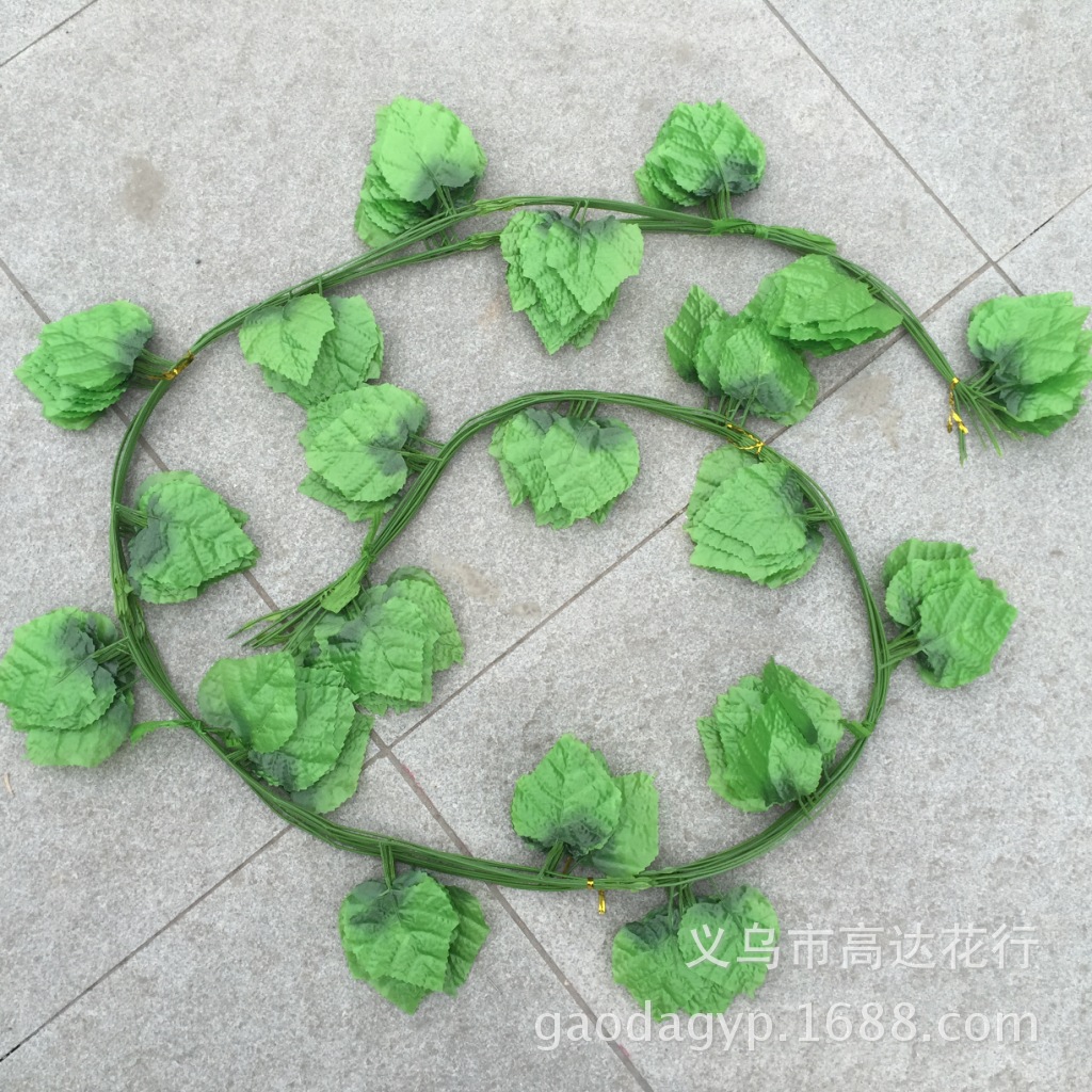 Artificial flowers, artificial lawns, artificial trees, artificial flowers, artificial lawns, artificial trees, no falling leaves, 20 large grape leaves, artificial vines, artificial grape leaves, silk fabric vines, artificial grapevines pic 24