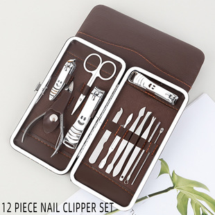 Matcha green 16-piece nail clipper set, beauty set, nail tool set, nail clipper and nail clipper set pic 9