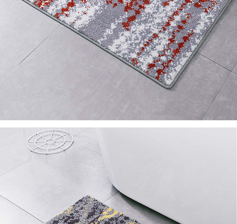 大达地垫房间门口浴室吸水家居入户脚垫卫浴垫子家用卧室地毯详情33